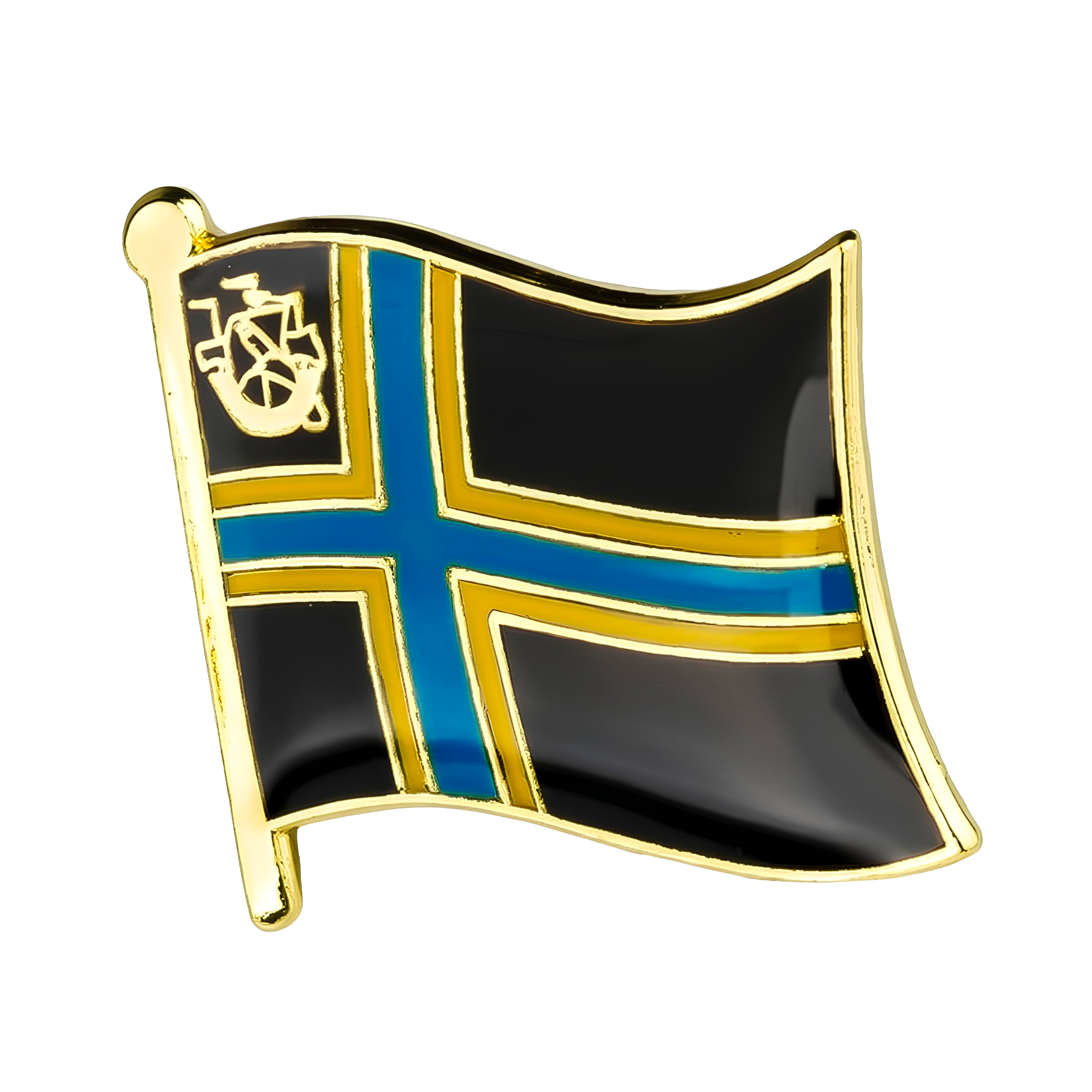 Insignia de pin de la bandera del condado escocés de Caithness Imagen principal del producto