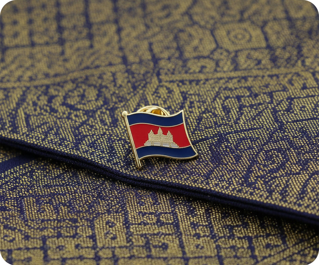 Cambodia Flag Pin Badge