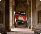 Cambodia Flag Pin Badge