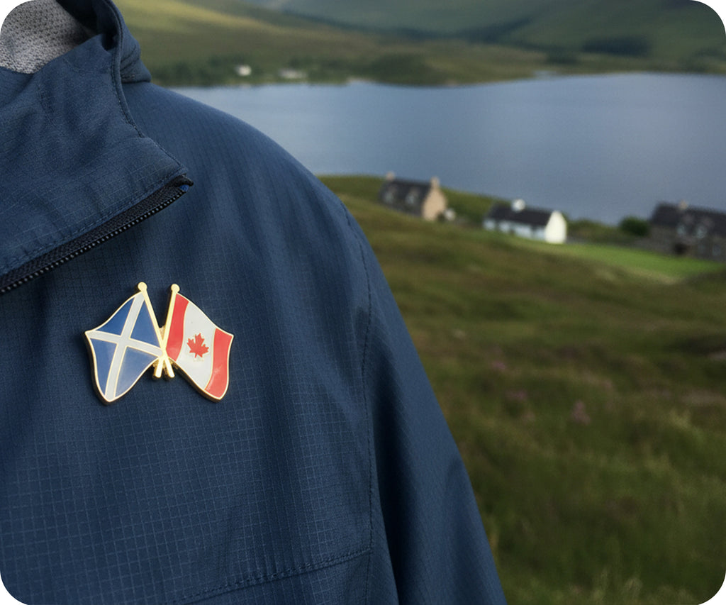 Scotland & Canada Friendship Pin Badge