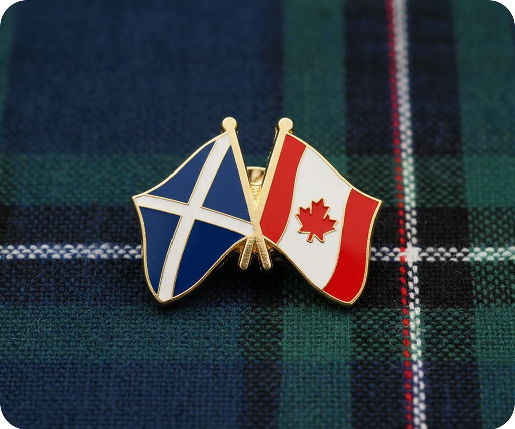 Scotland & Canada Friendship Pin Badge