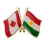 Canada & Kurdistan Friendship Pin Badge