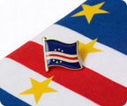 Cape Cabo Verde Flag Pin Badge