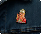 Gatolico Catholic Spanish Pop Cat Pin Badge