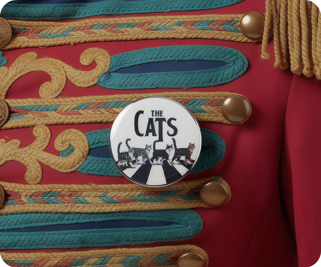 Insignia del cruce de los gatos de la música de Londres