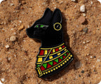 Egyptian Cat Head Pin Badge