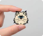 Persian Cat Pin Badge