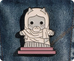 Cristo Redentor Gato Gatito Brasileño Pin Insignia