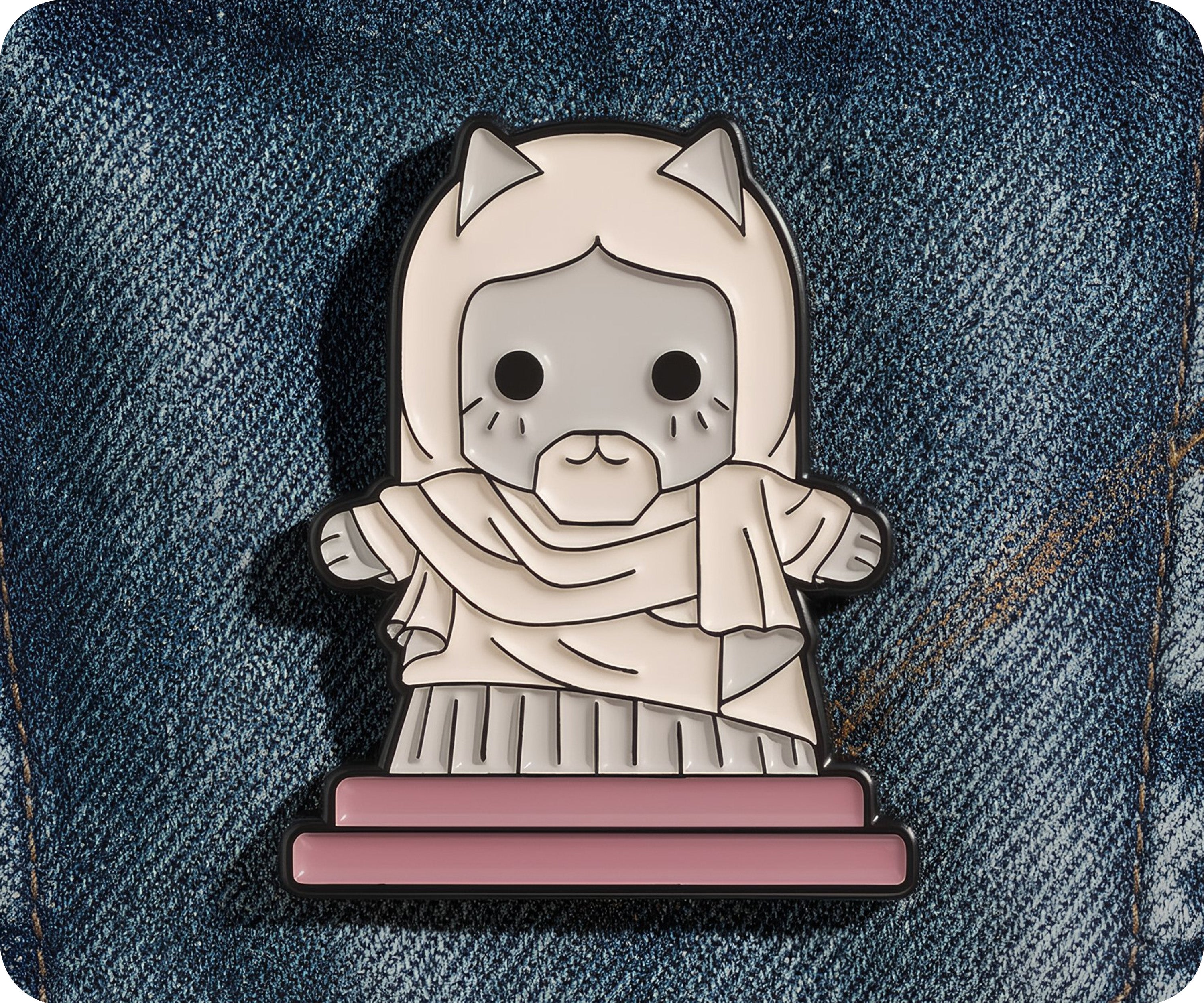 Cristo Redentor Gato Gatito Brasileño Pin Insignia