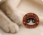 Cat Mom Club Member Pin Badge
