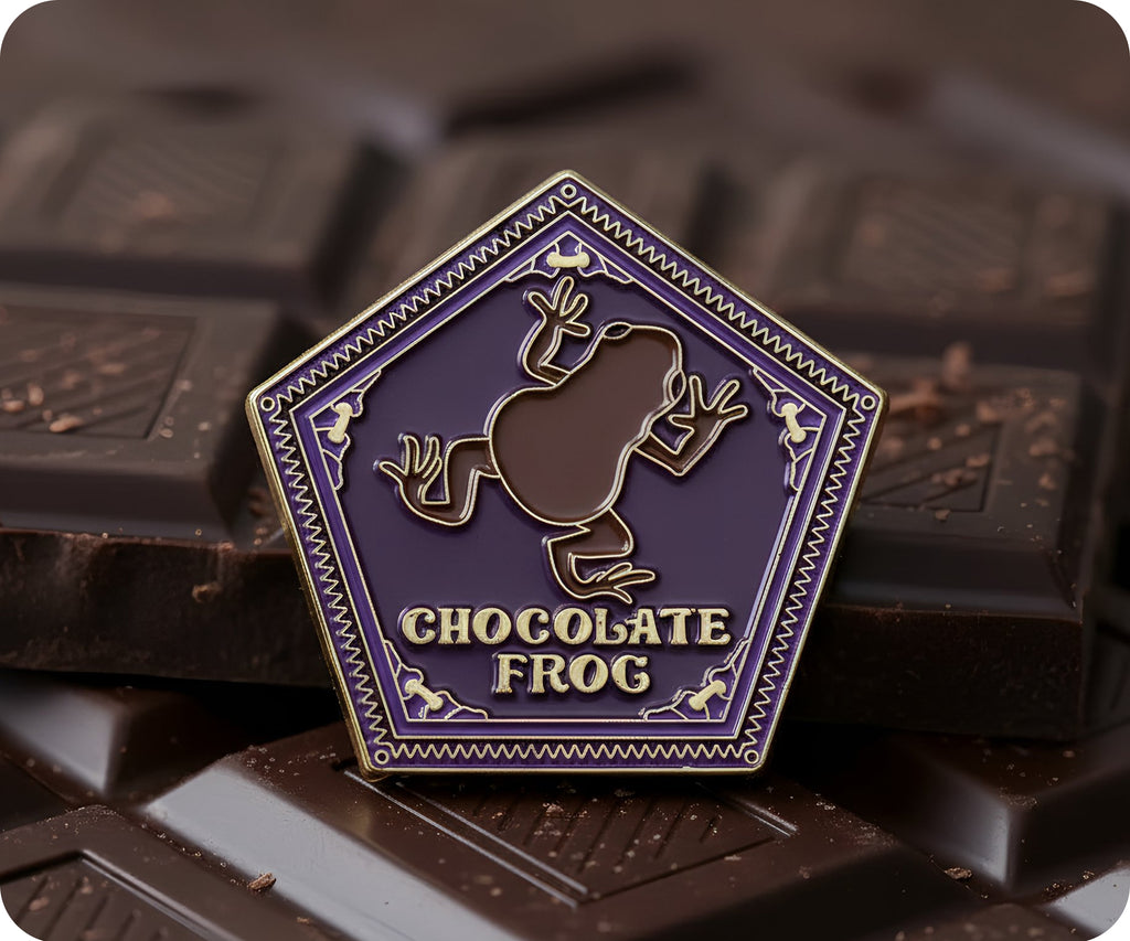 Chocolate Frog Wizard Pin Badge
