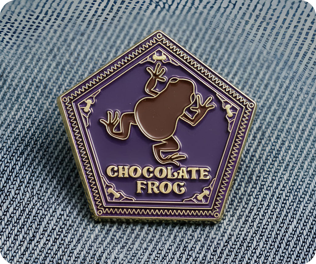 Chocolate Frog Wizard Pin Badge