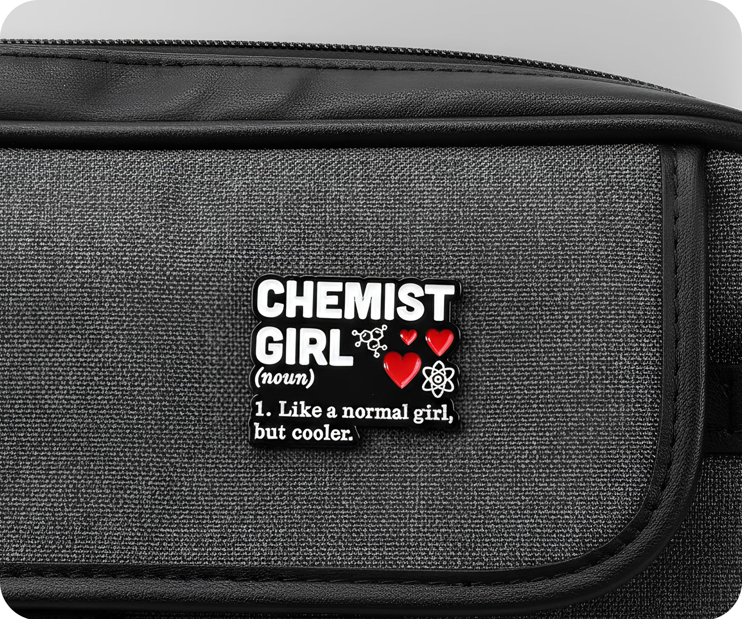 Chemist Girl Science Pin Badge