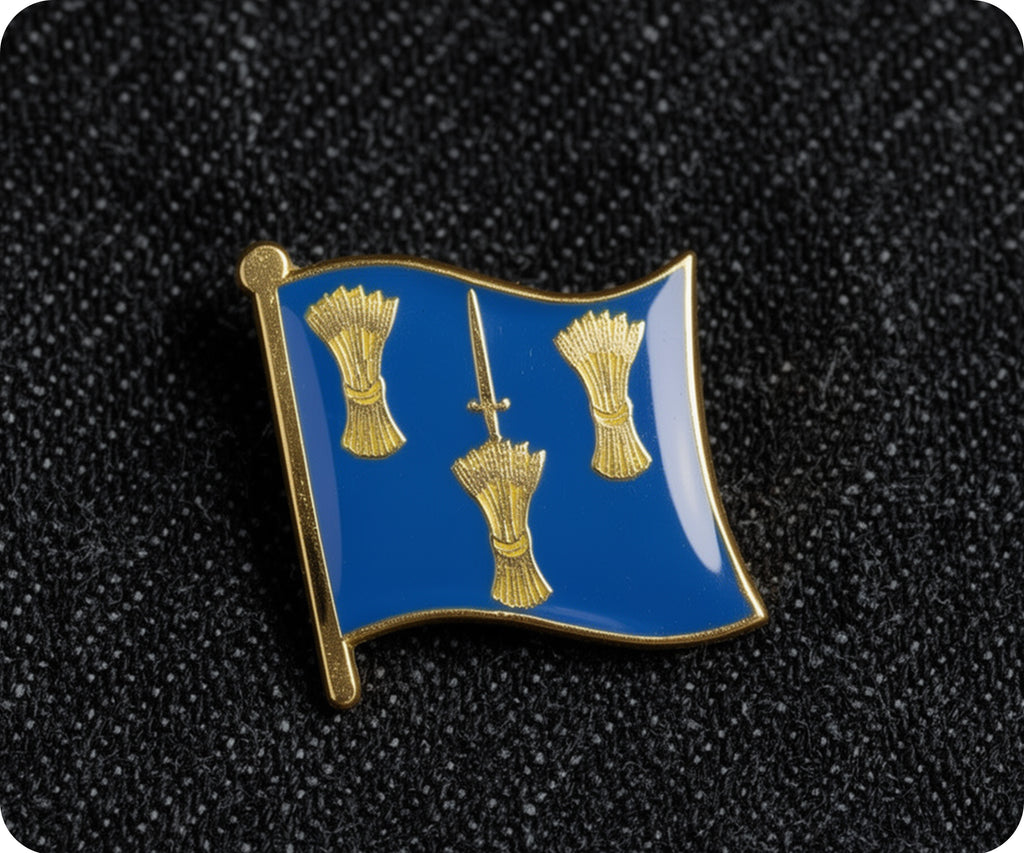 Cheshire Regional English County Flag Pin Badge