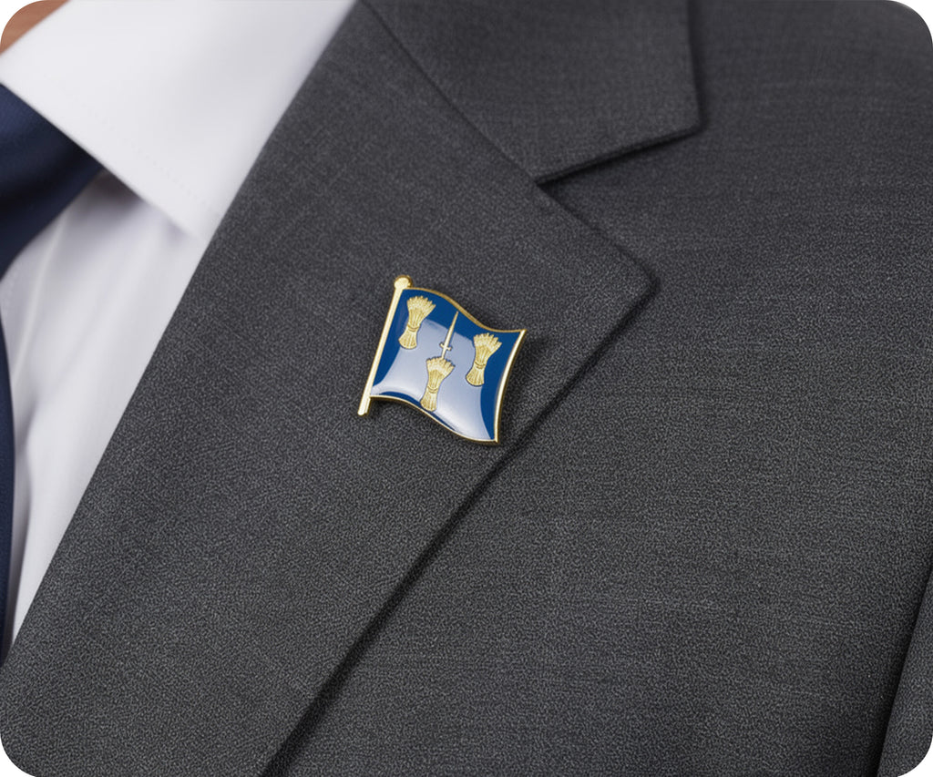 Cheshire Regional English County Flag Pin Badge
