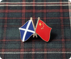 Scotland & China Friendship Pin Badge