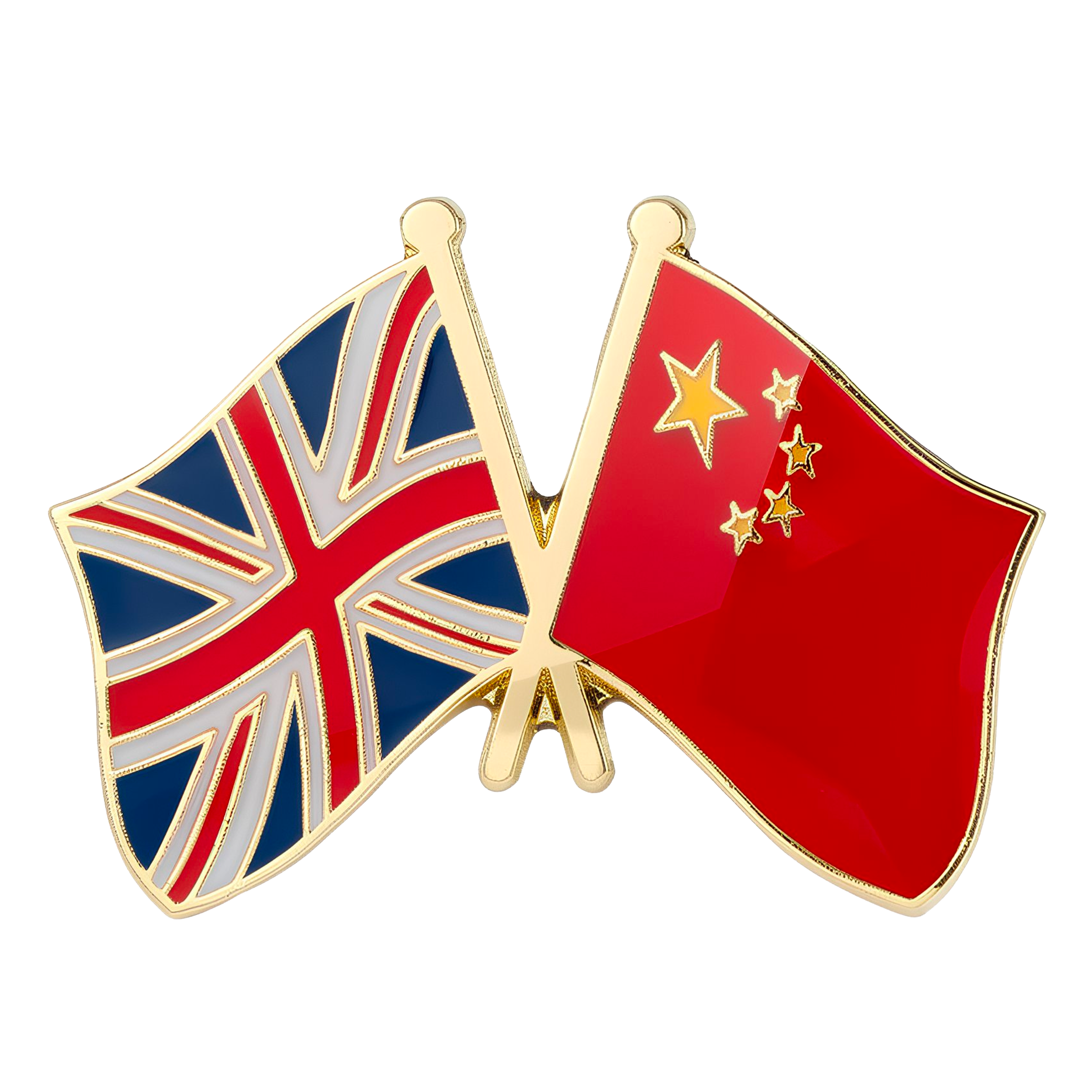 Pin de amistad entre el Reino Unido y China Imagen principal del producto