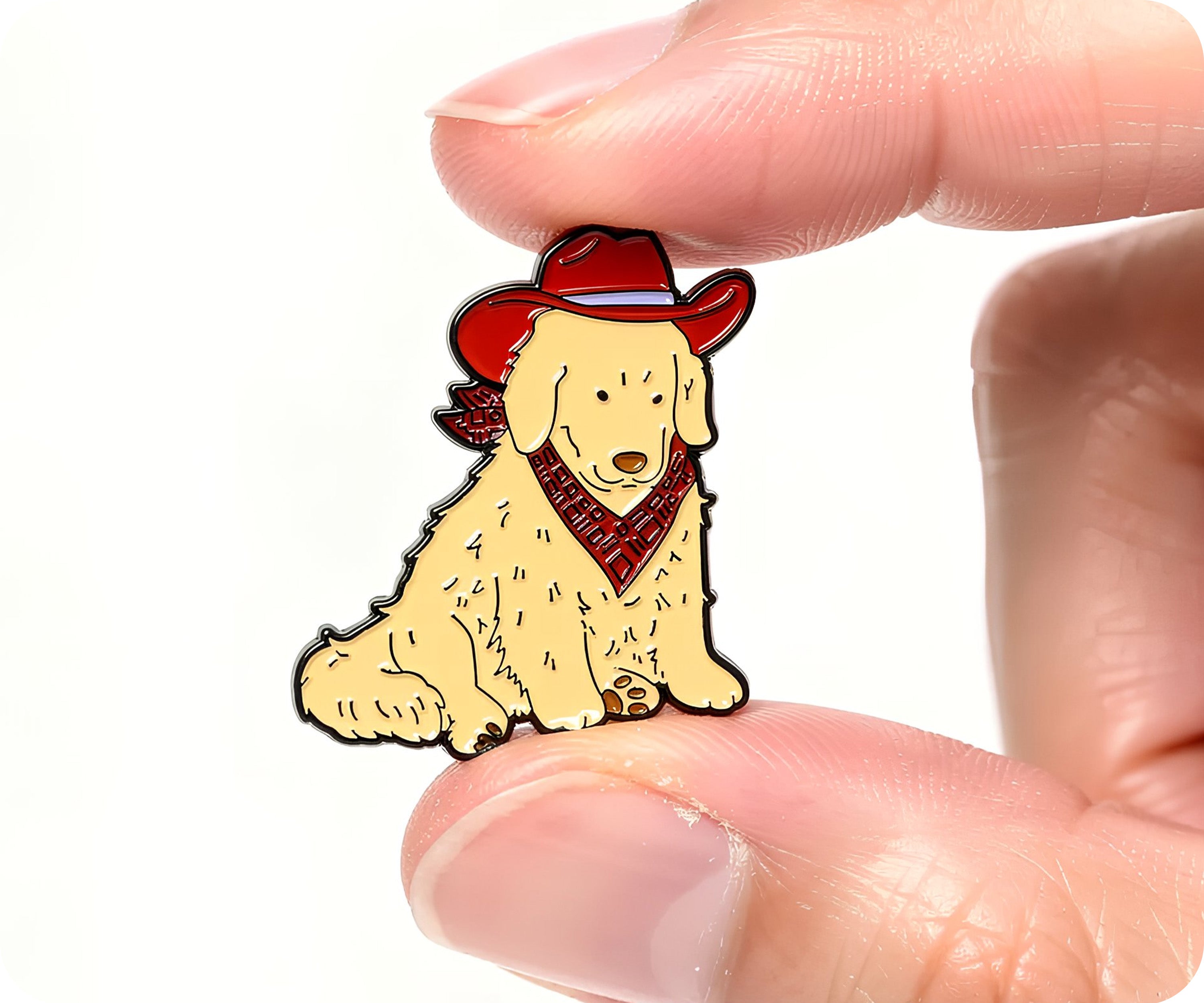 Insignia de pin de cachorro de perro vaquero de Texas Labrador
