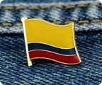 Colombia Flag Pin Badge