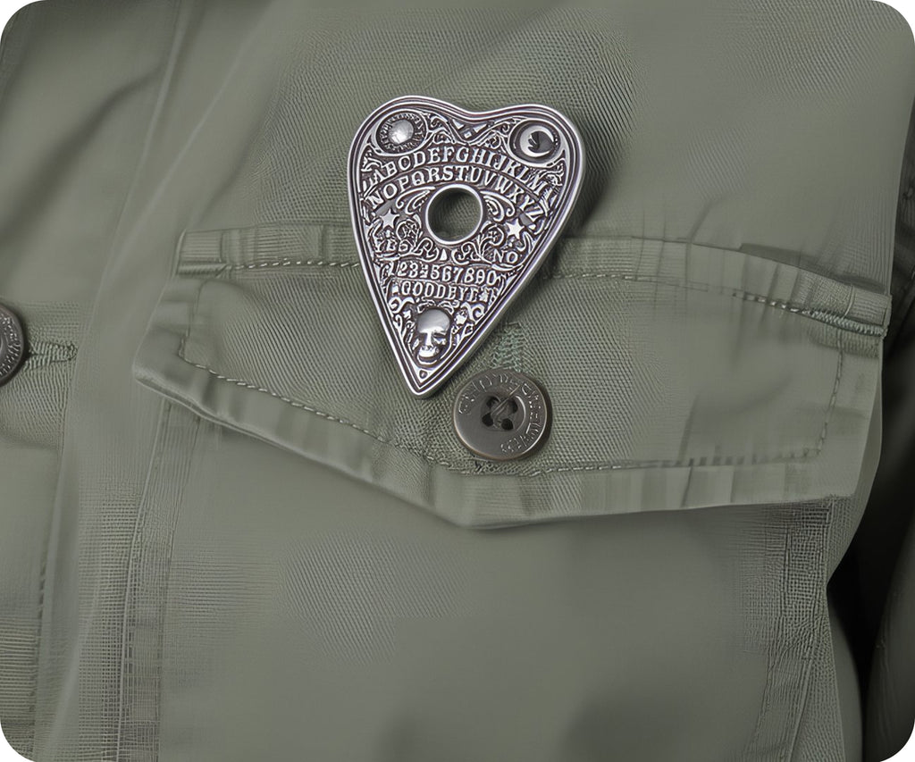 Spirit Communicator Ghost Board Pin Badge