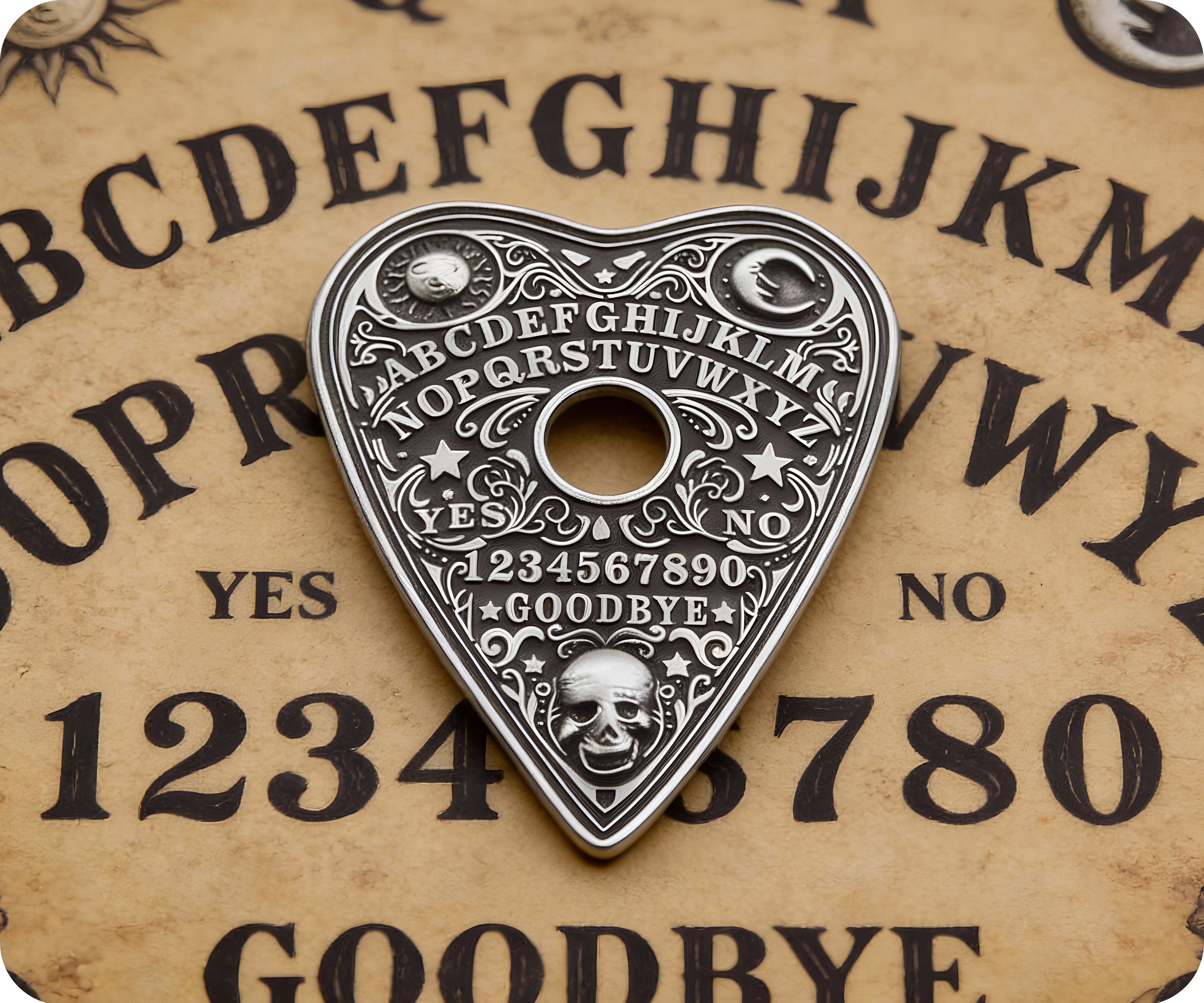 Spirit Communicator Ghost Board Pin Badge