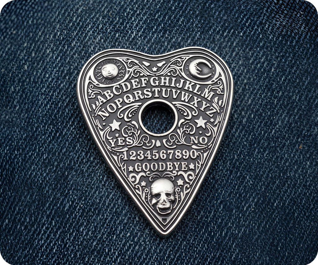 Spirit Communicator Ghost Board Pin Badge