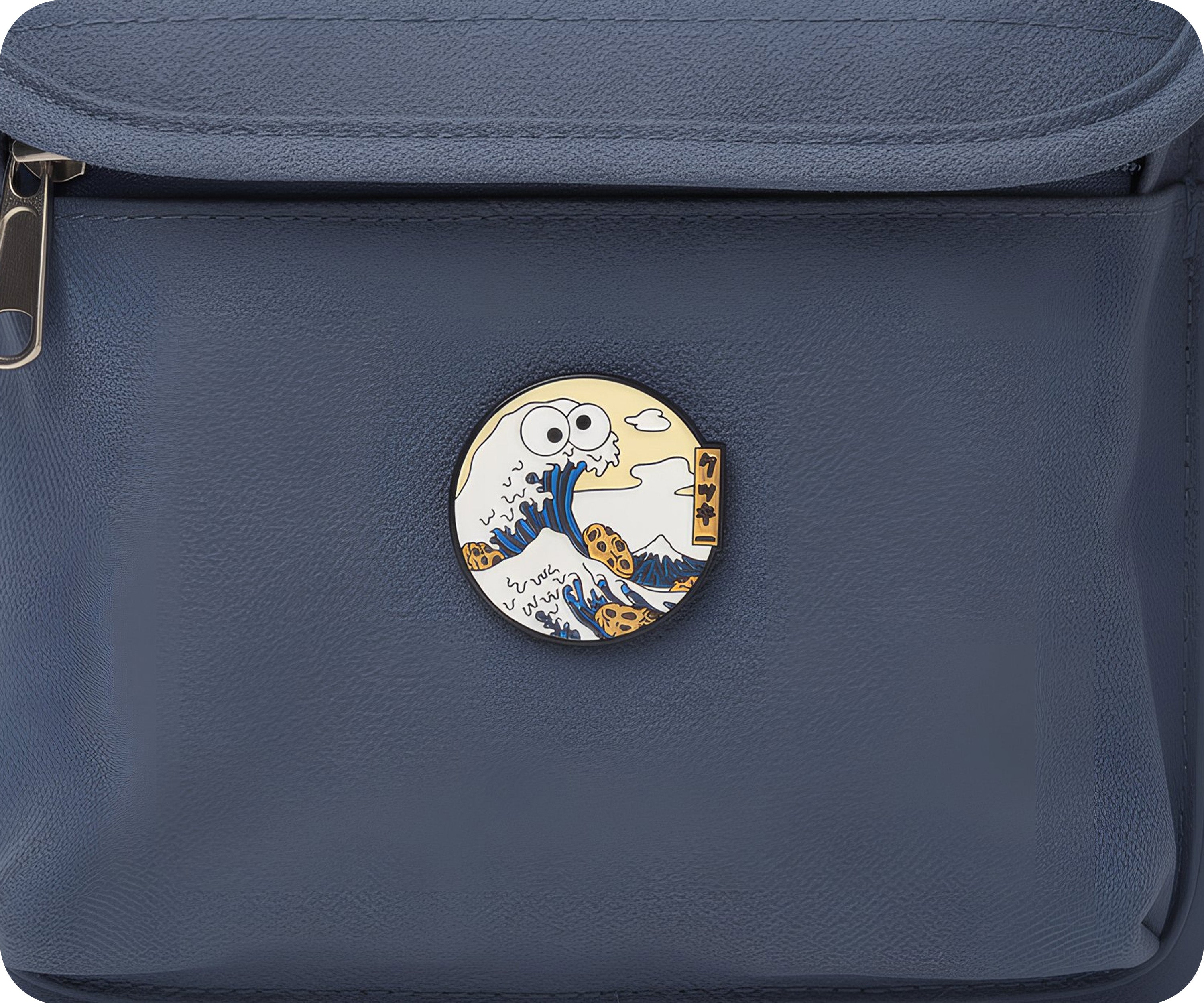 Insignia de alfiler "La Gran Ola de Kanagawa" de Cookie