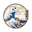 Insignia de alfiler "La Gran Ola de Kanagawa" de Cookie