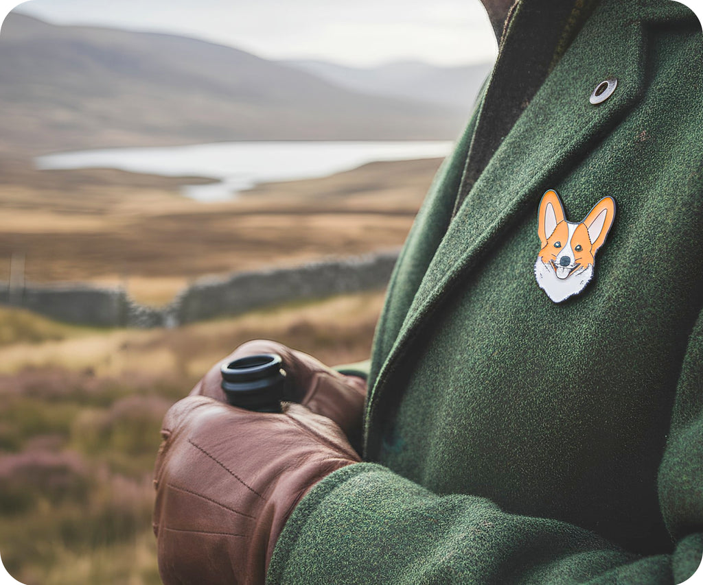 Corgi Dog Pin Badge