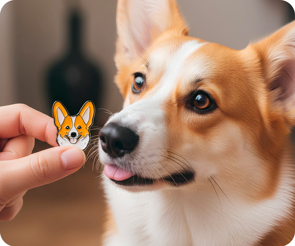 Corgi Dog Pin Badge