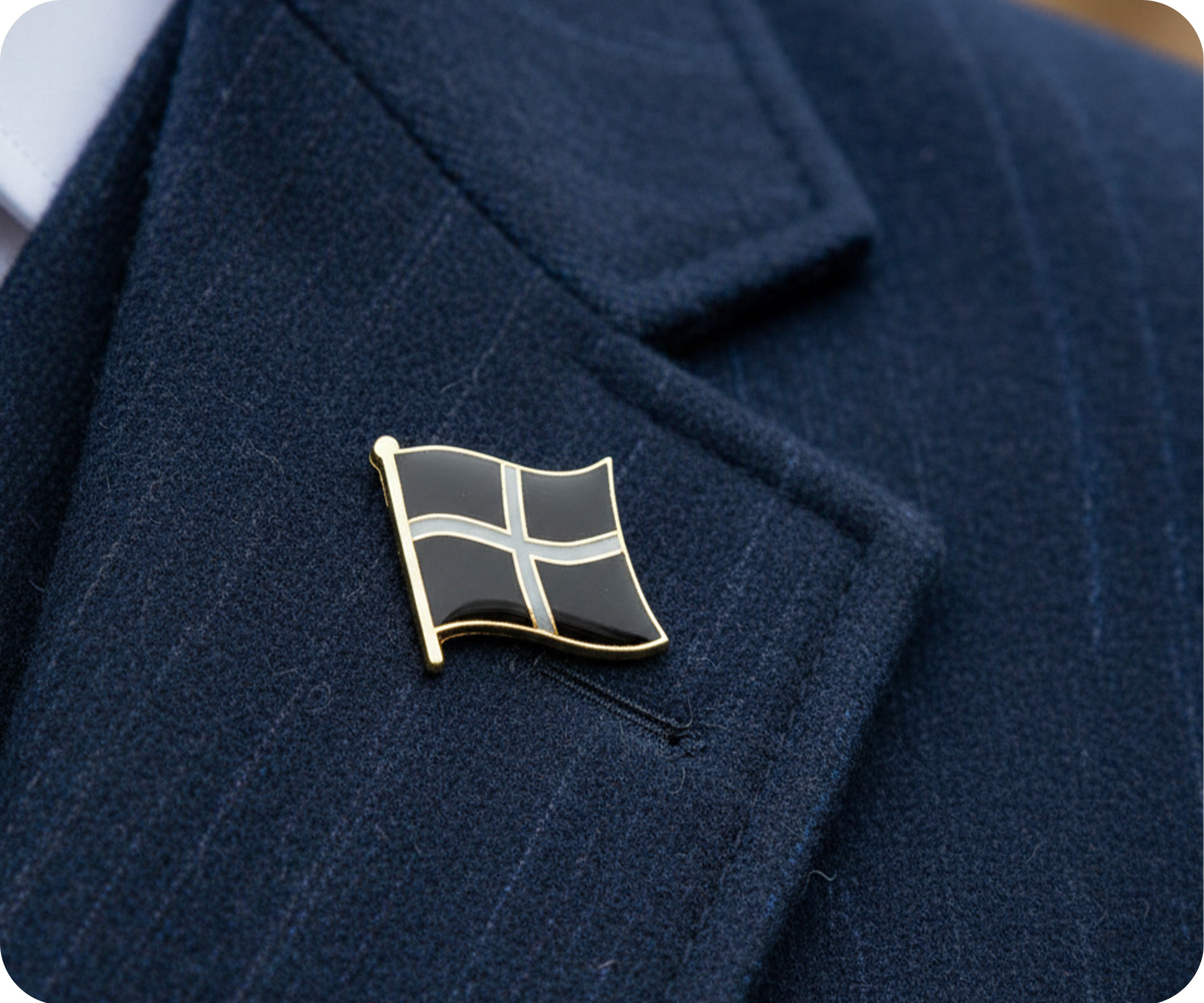 Cornwall Flag Pin Badge