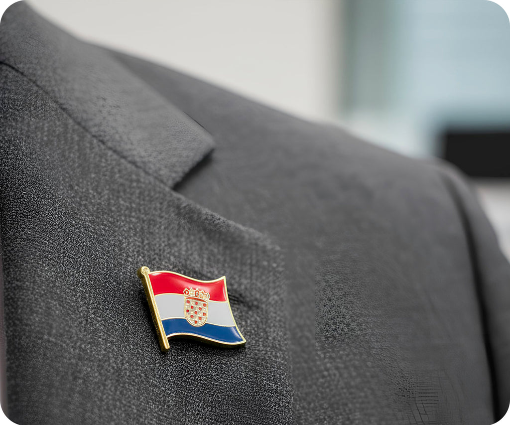 Croatia Flag Pin Badge