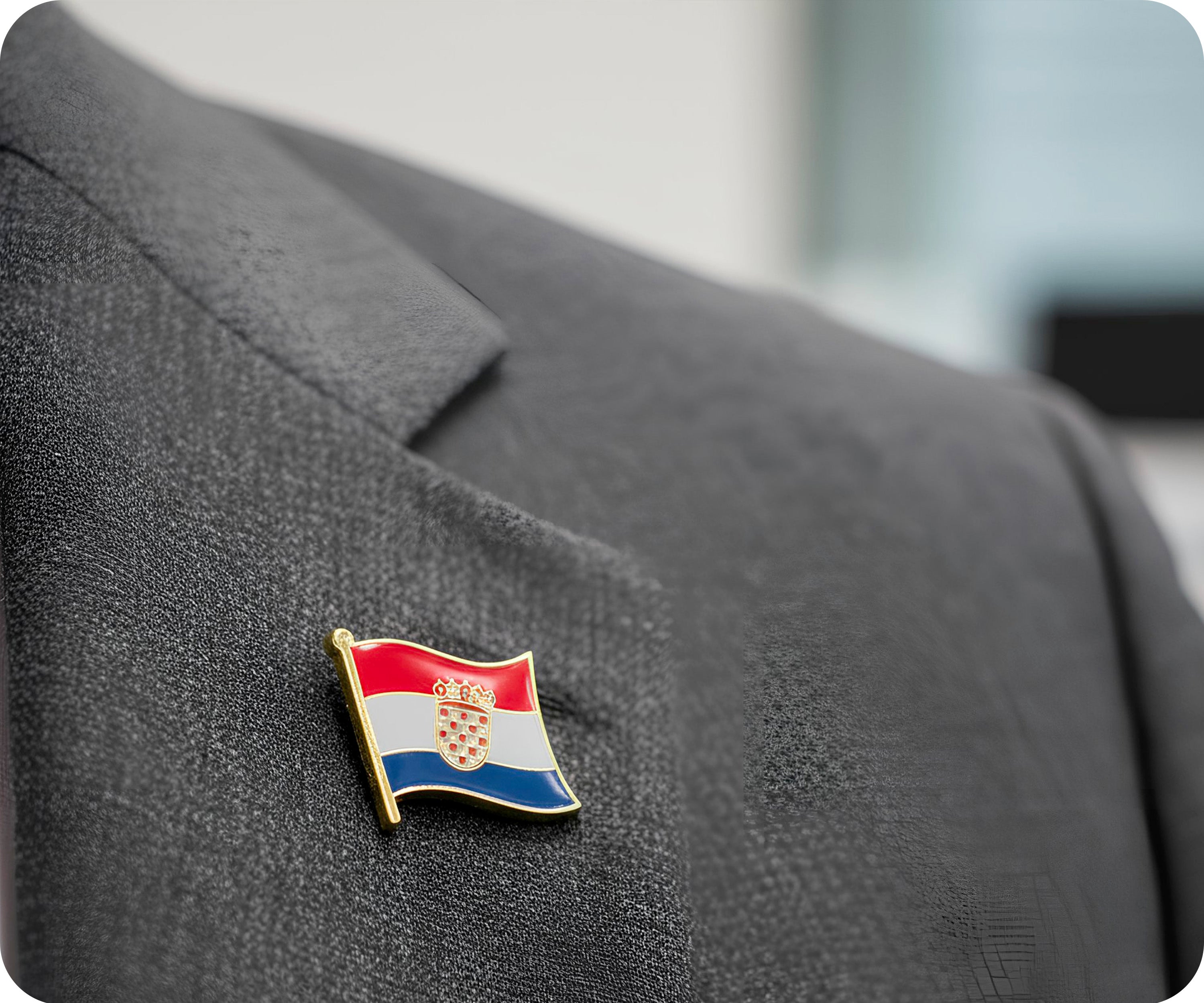 Croatia Flag Pin Badge