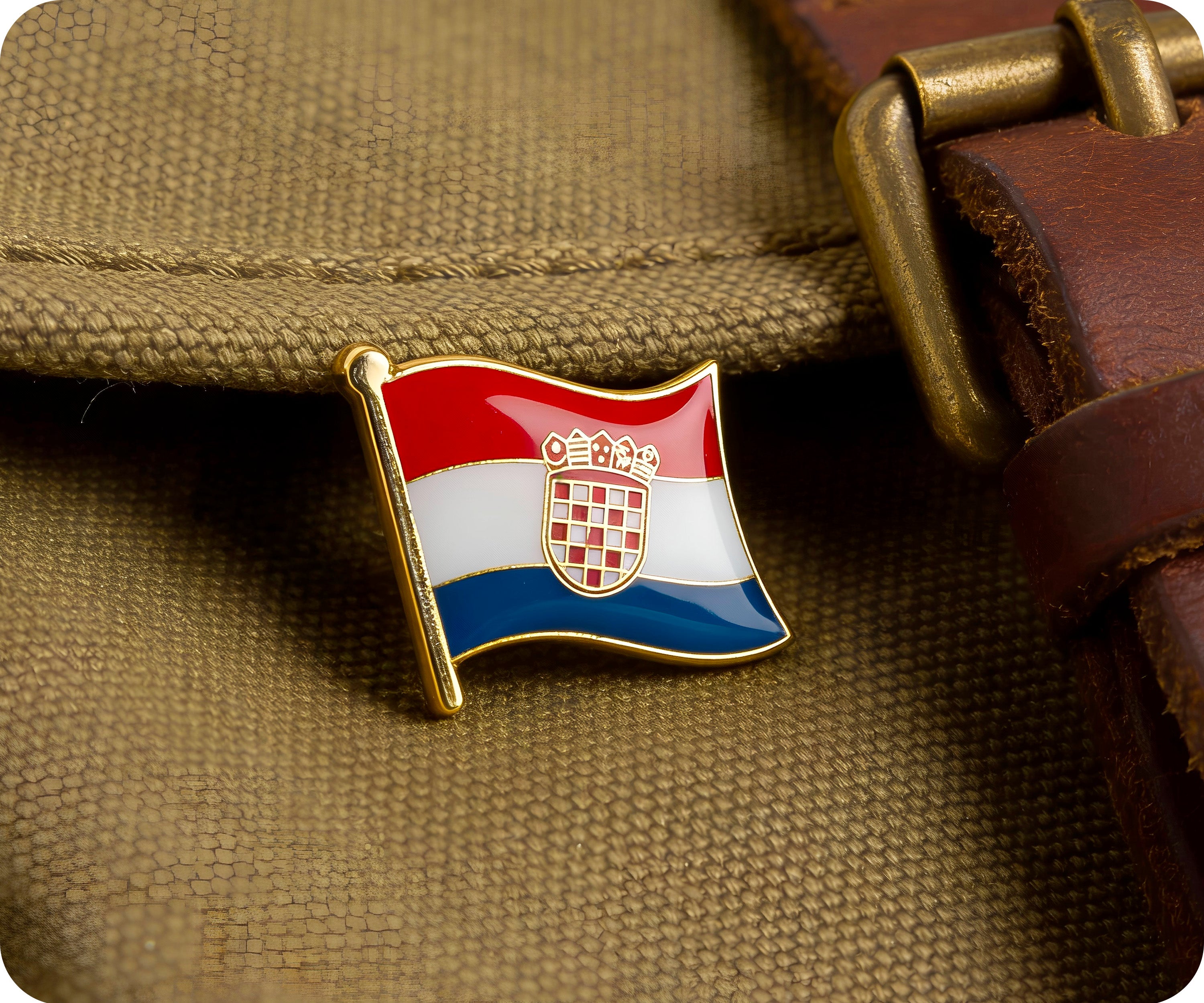 Croatia Flag Pin Badge