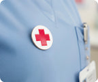 Red Cross Medical Nurse Round Pin Badge