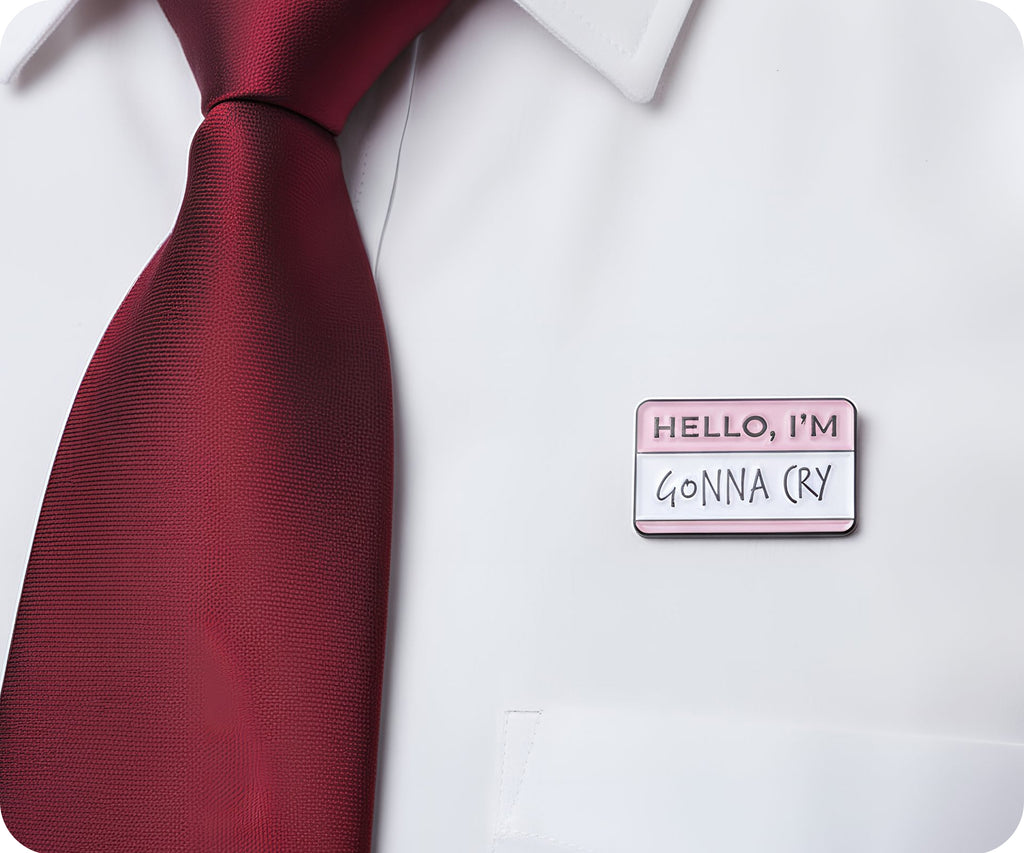 Hello, I'm Gonna Cry Pin Badge