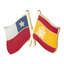 Chile & Spain Friendship Pin Badge