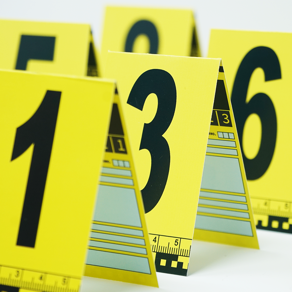 Realistic 1-10 Police Crime Scene Markers CSI
