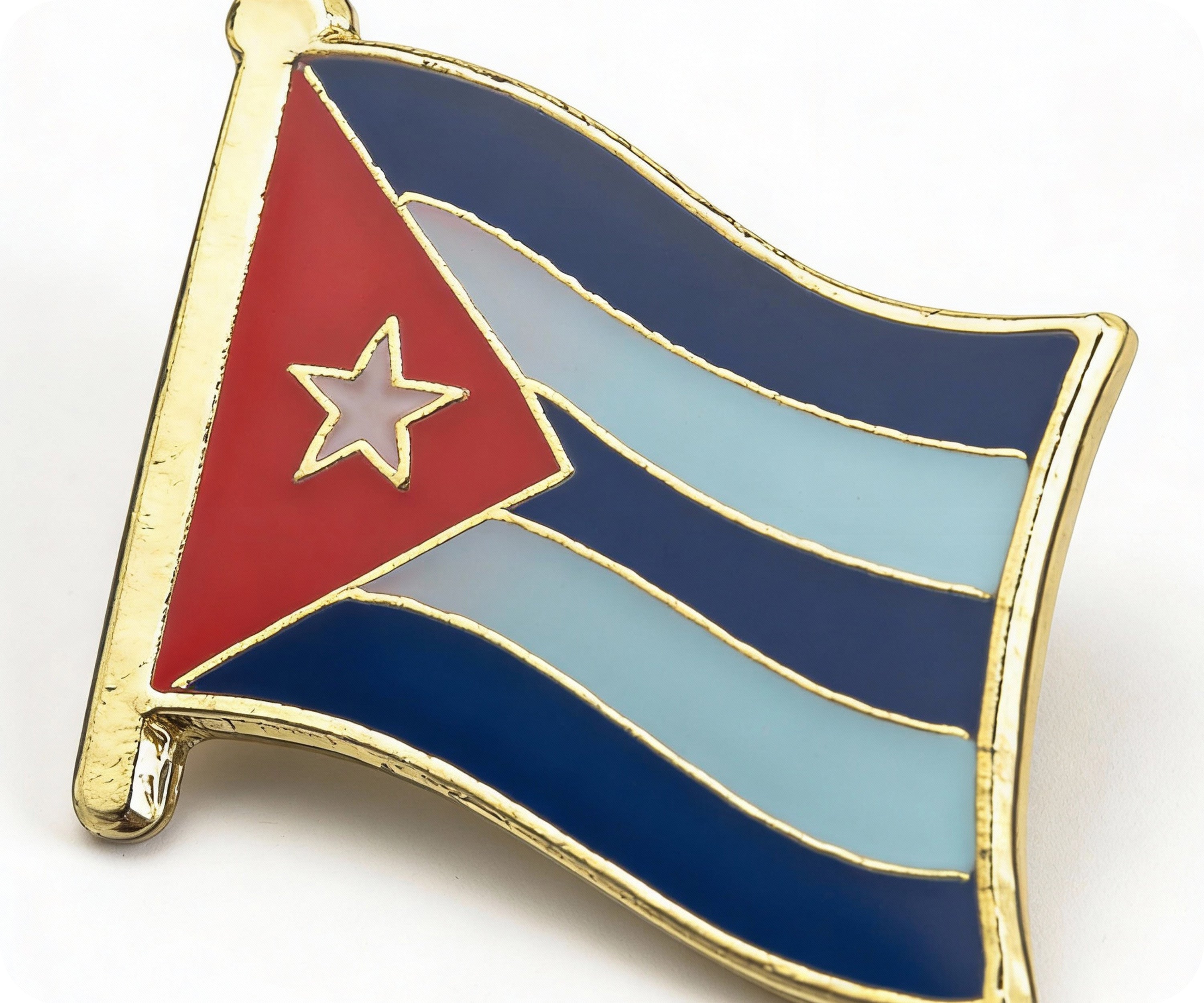 Cuba Flag Pin Badge