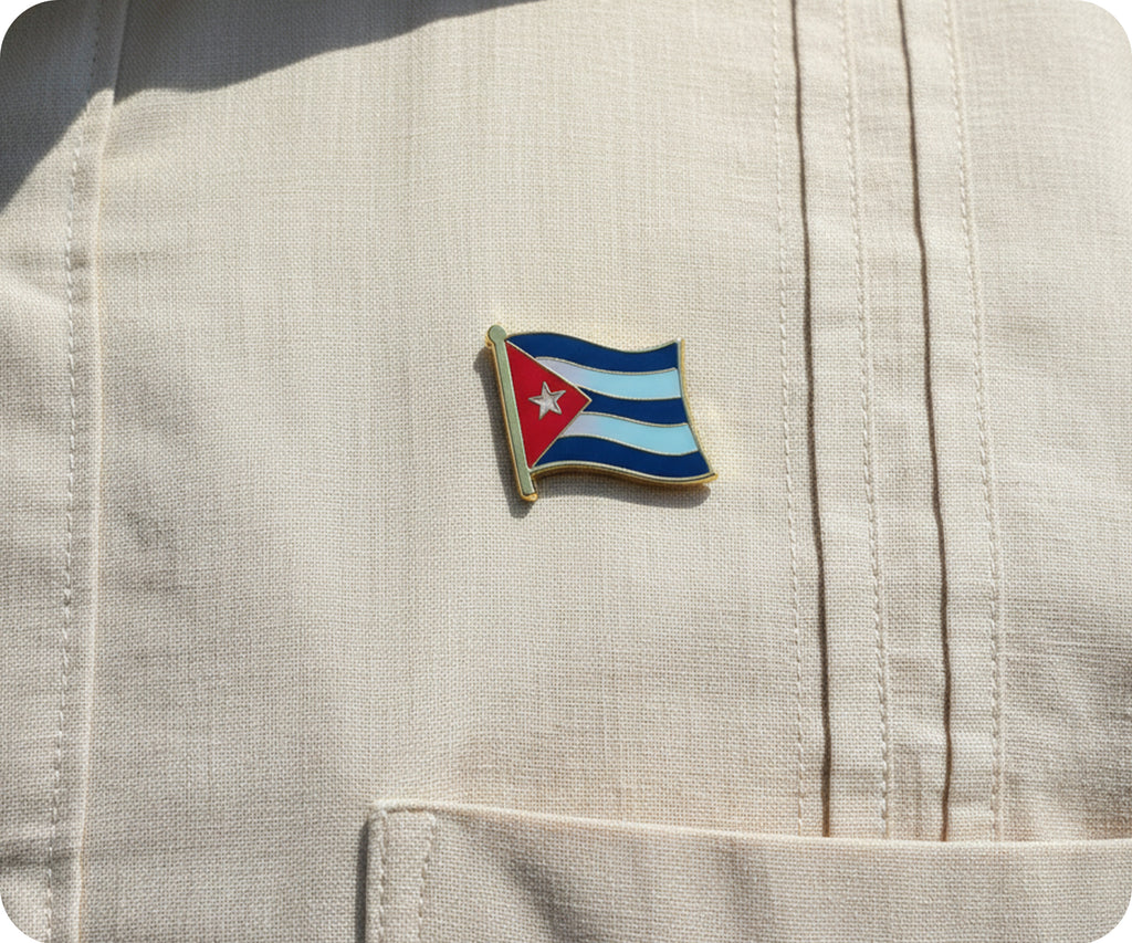 Cuba Flag Pin Badge
