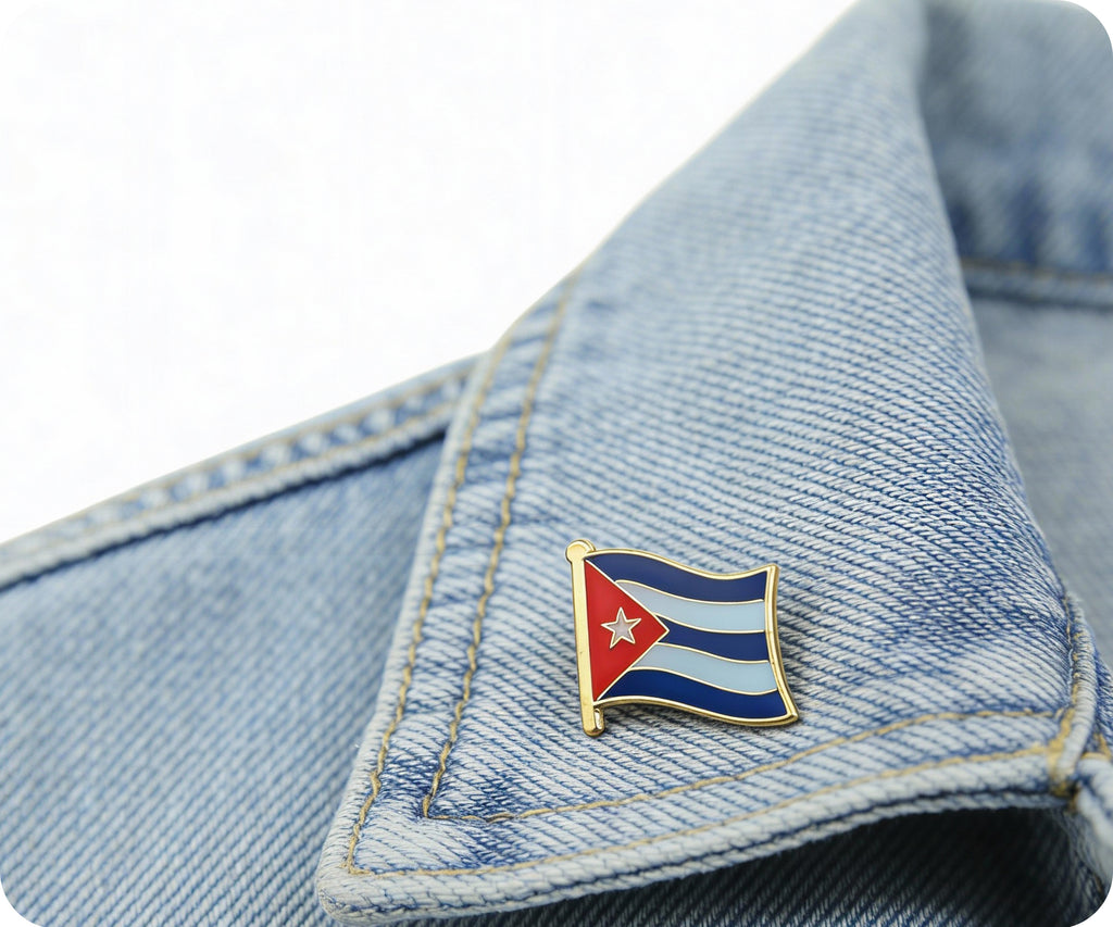 Cuba Flag Pin Badge