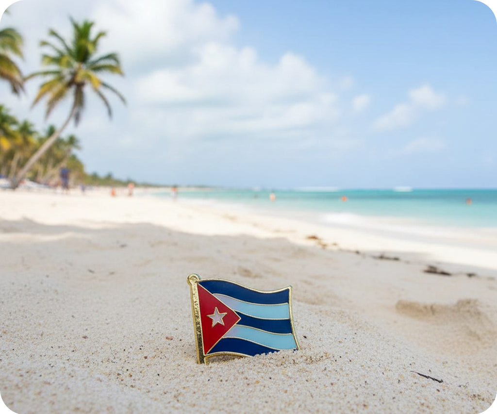 Cuba Flag Pin Badge