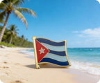 Cuba Flag Pin Badge
