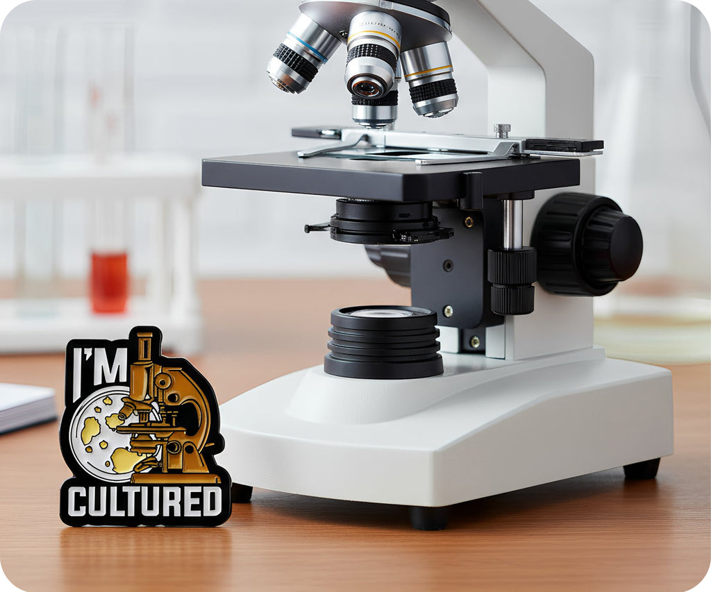 I'm Cultured Biology Science Student Pin Badge