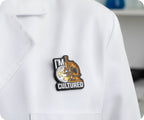 I'm Cultured Biology Science Student Pin Badge