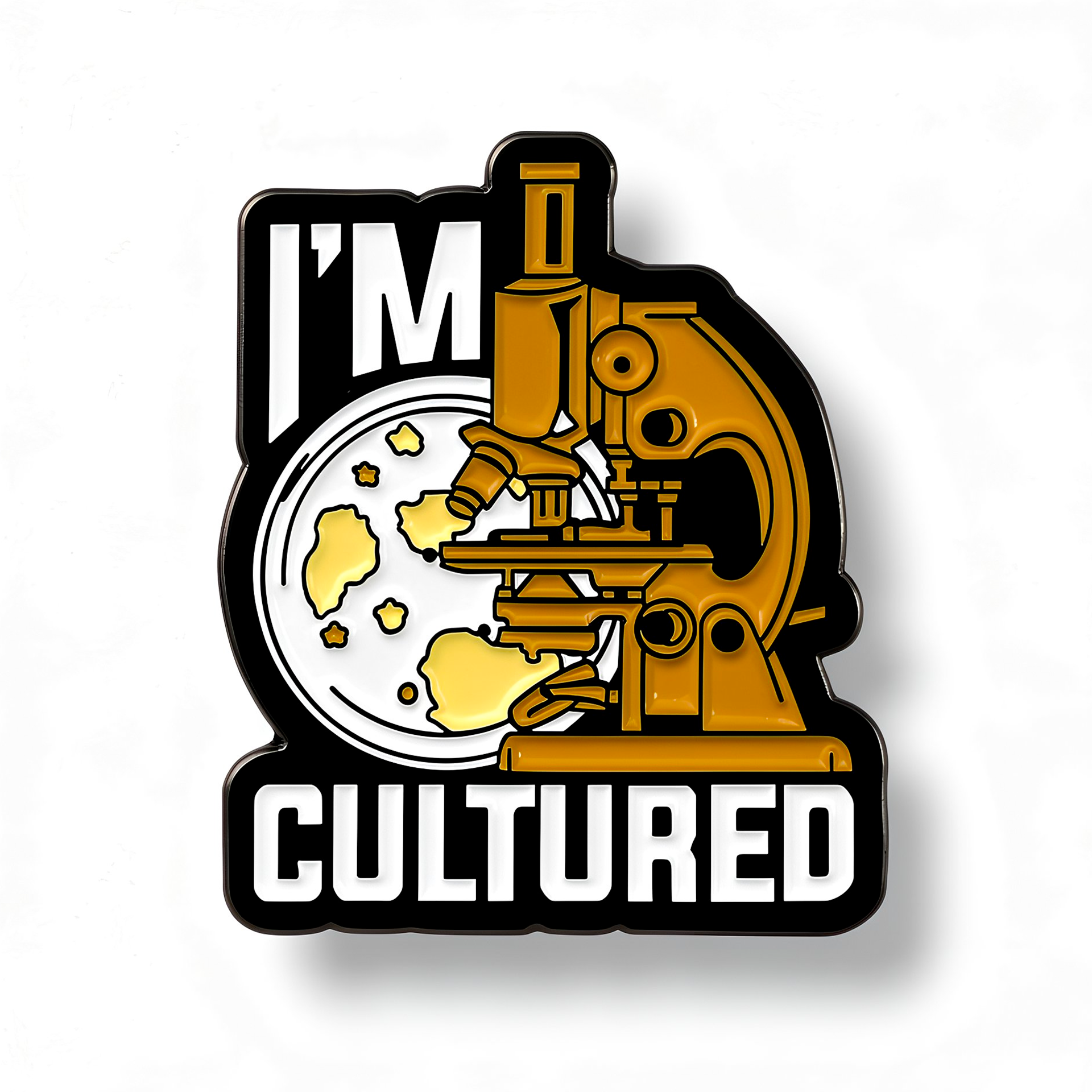 Soy una estudiante de Ciencias Biológicas Cultivada Pin Insignia Imagen principal del producto