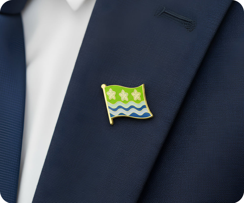 Cumberland Regional English County Flag Pin Badge