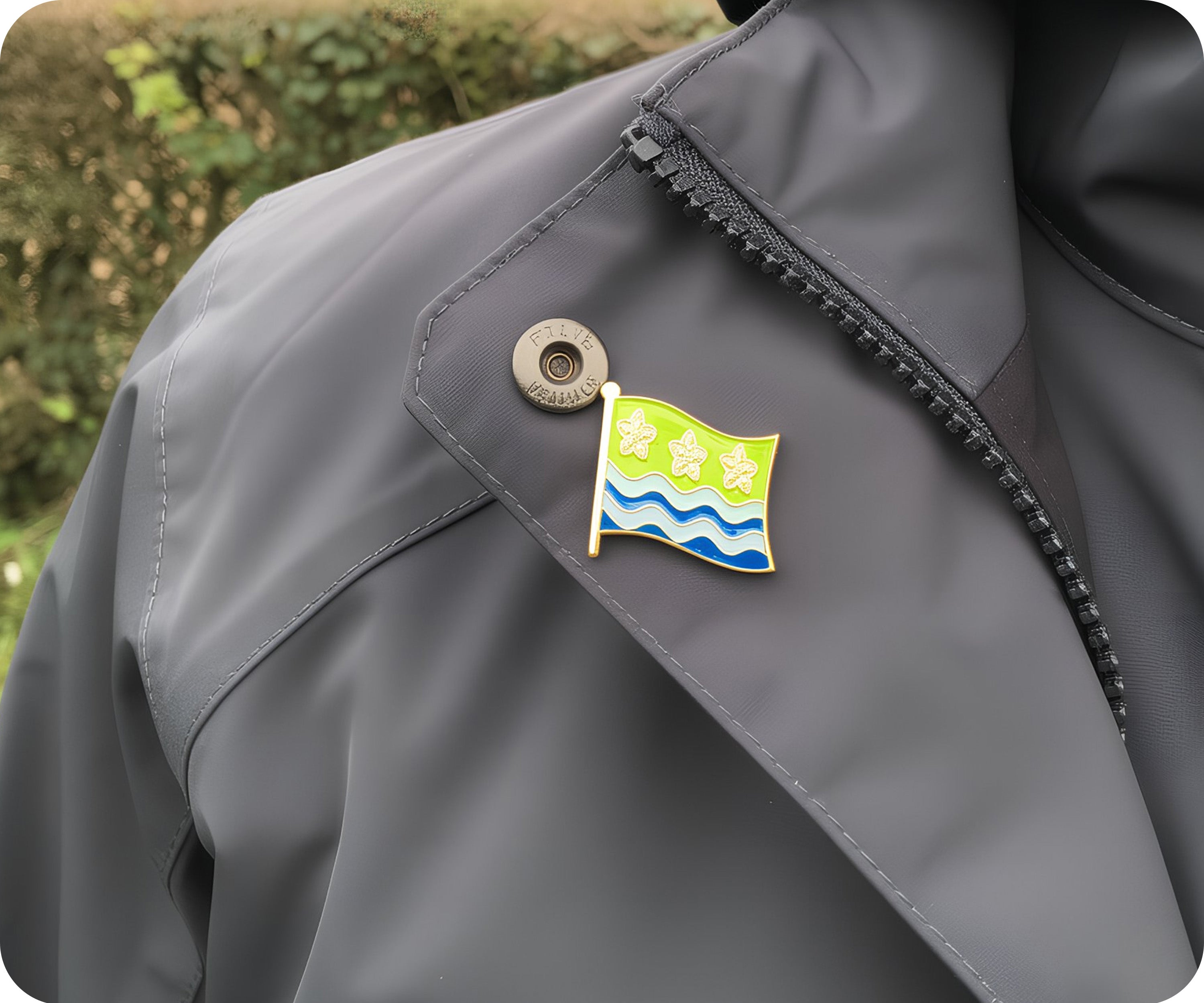 Cumberland Regional English County Flag Pin Badge