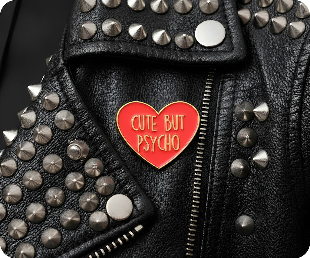 Cute But Psycho Pin Badge