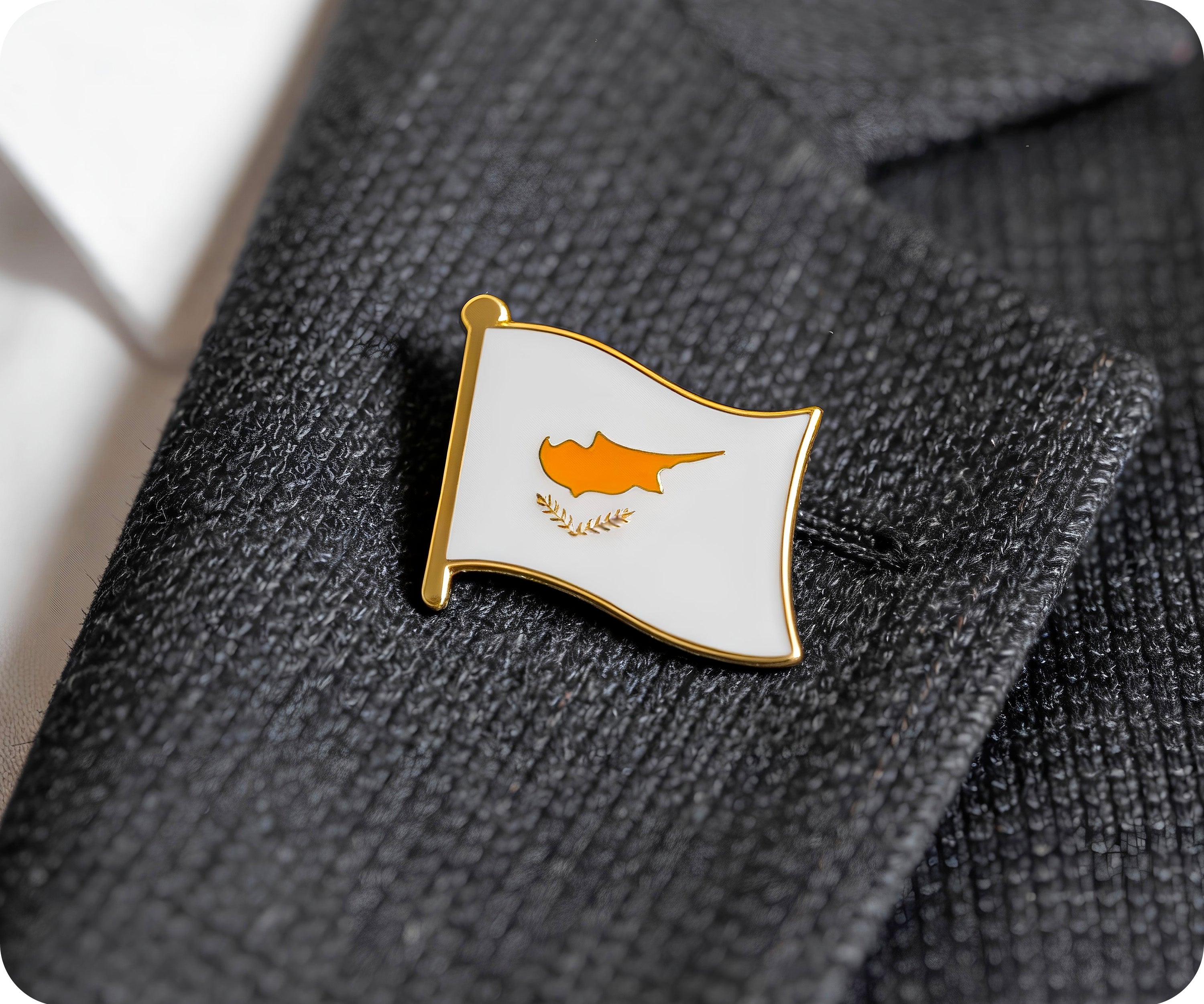Cyprus Flag Pin Badge